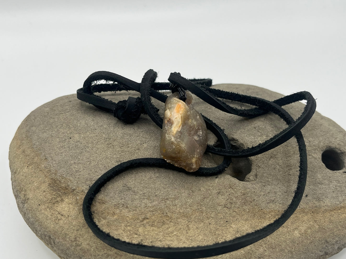 Single sided Lake Superior Agate Necklace 3