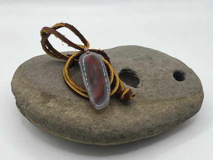 Double sided Swazi Agate Necklace 4