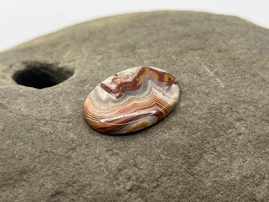 Laguna Lace Agate Cabochon 1
