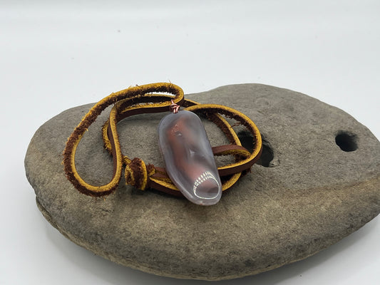 Double sided Swazi Agate Necklace 4