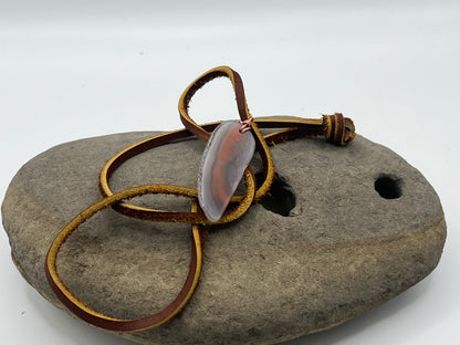 Double sided Swazi Agate Necklace 5