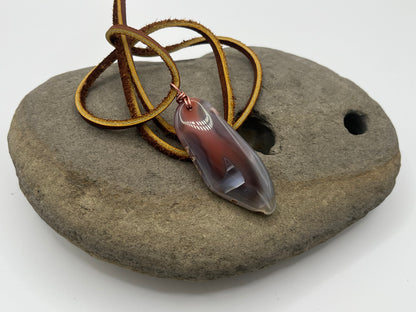 Double sided Swazi Agate Necklace 2