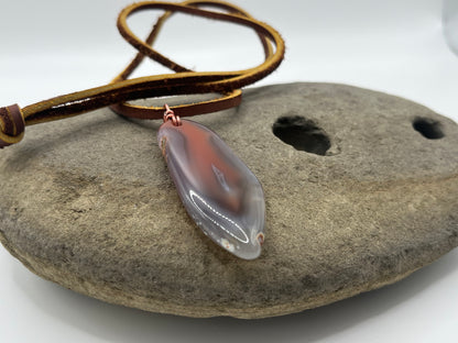 Double sided Swazi Agate Necklace 2